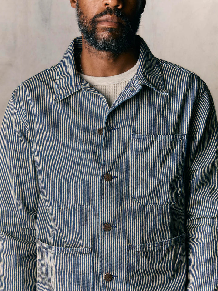 Imogene + Willie - Utility Coat Hickory Stripe ON PREORDER*