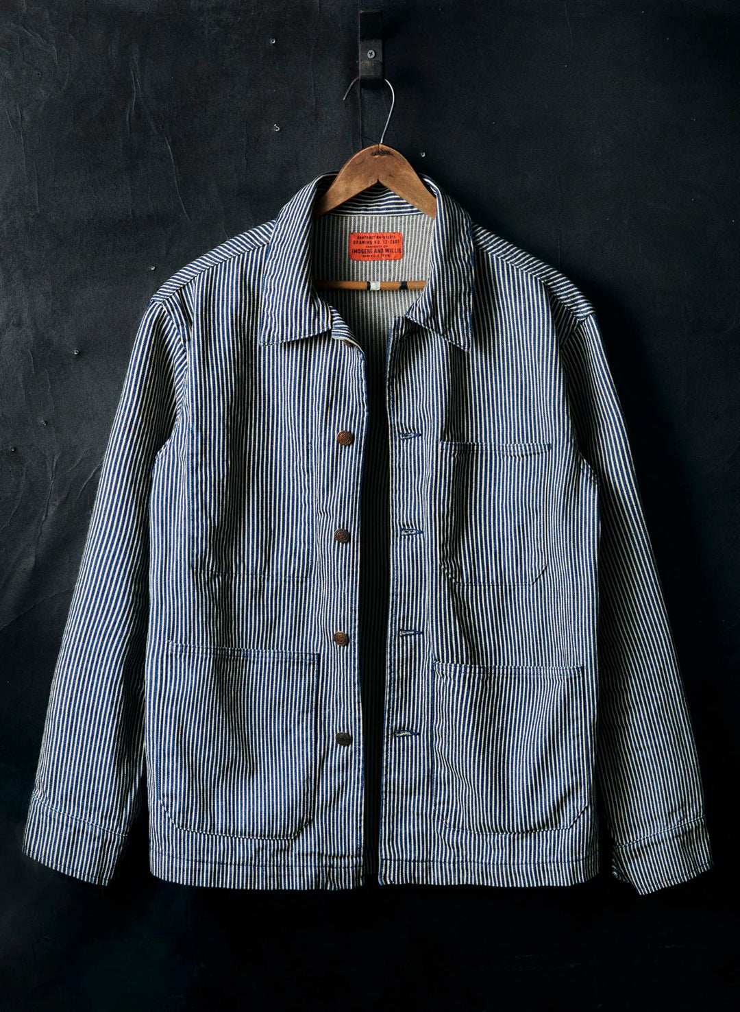 Imogene + Willie - Utility Coat Hickory Stripe ON PREORDER*