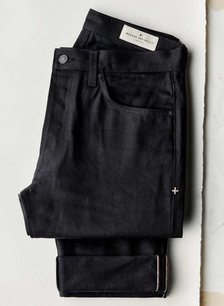 Imogene + Willie - Willie Black Rigid JP Selvedge Jeans