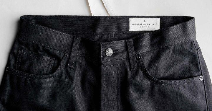Imogene + Willie - Willie Black Rigid JP Selvedge Jeans
