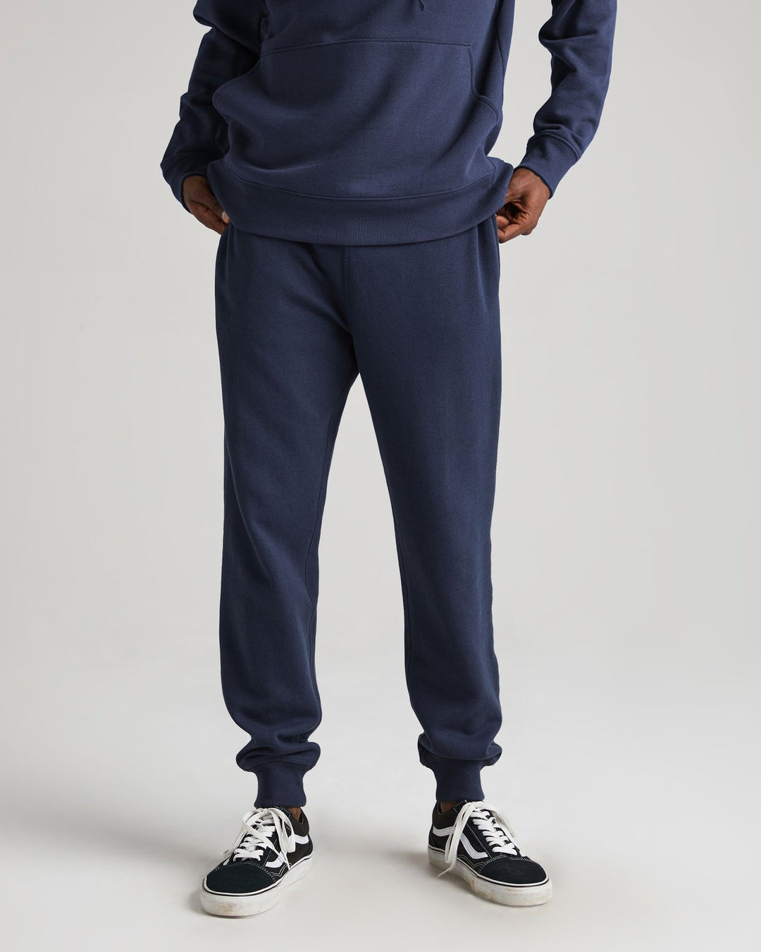 RicherPoorer Blue Nights Recycled Fleece Tapered Sweatpant
