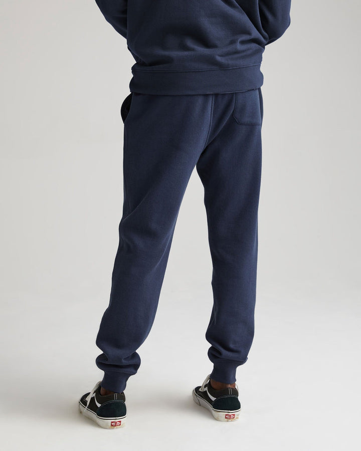 RicherPoorer Blue Nights Recycled Fleece Tapered Sweatpant
