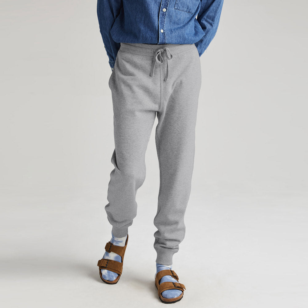Richer Poorer Heather Grey Recycled Fleece Tapered Sweatpant