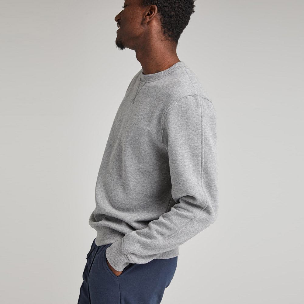 Richer Poorer Grey Recycled Fleece Tapered Sweatshirt