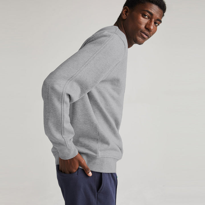 Richer Poorer Grey Recycled Fleece Tapered Sweatshirt