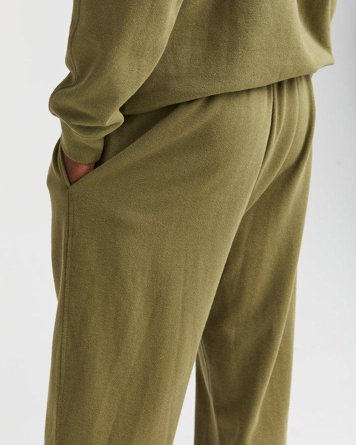 RicherPoorer Olive Army Recycled Fleece Classic Sweatpant Olive Army