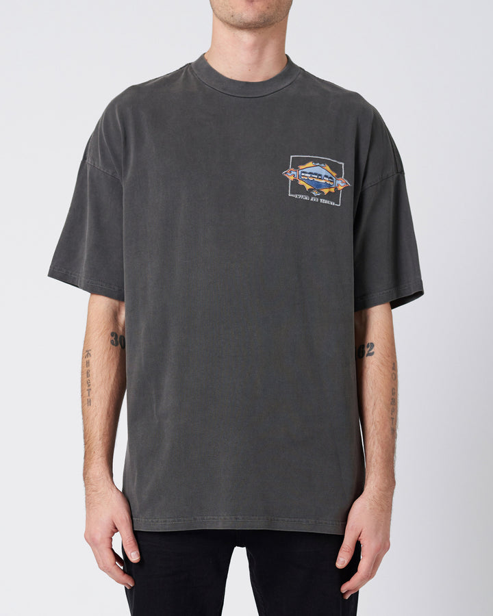Rolla's - Heavy Ripping Tee - Vintage Black