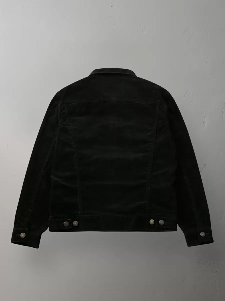 The Flat Head - Black Corduroy 60's Jacket