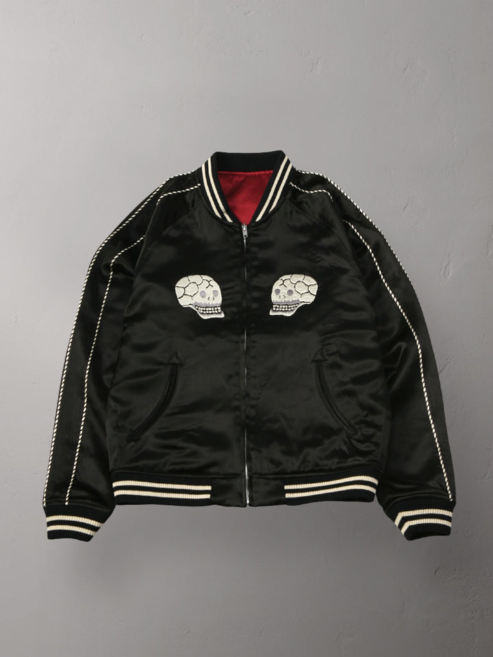 The Flat Head - Souvenir Jacket Reversable - Black