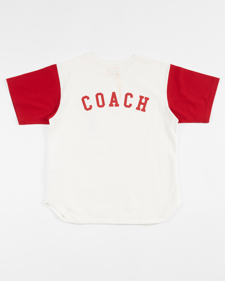 Fortela - Red Baseball "Coach" Tee