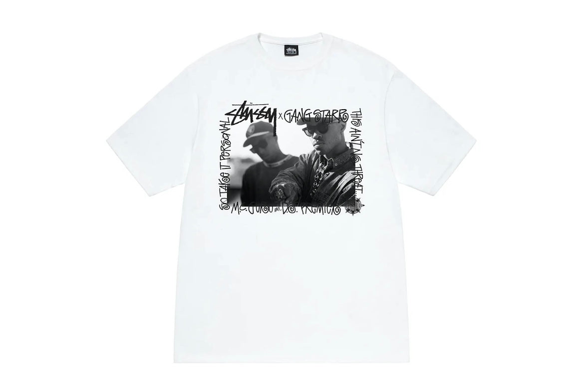 Stüssy x Gang Starr Take it Personal Tee Shirt White – privateandco