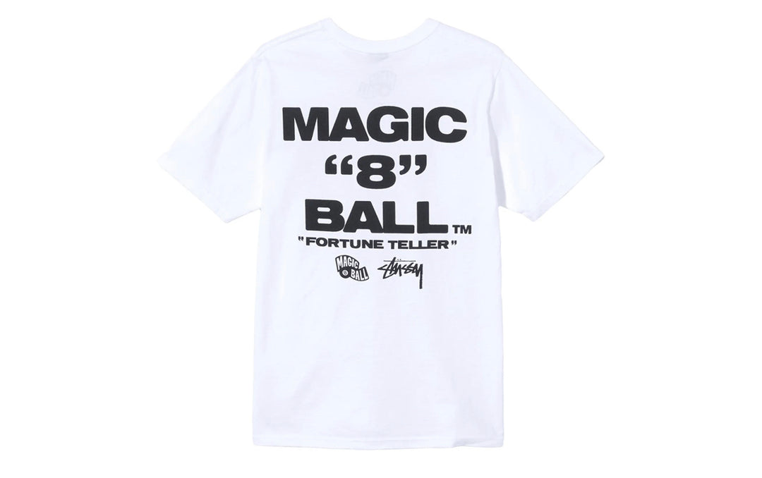 Stüssy x Mattel Magic 8 Ball Tee Shirt White