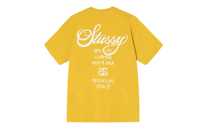 Stüssy World Tour Tee Shirt Honey