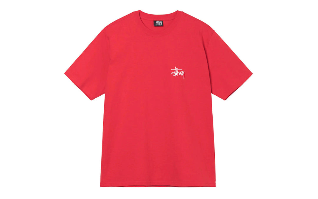 Stüssy Basic Tee Shirt Red