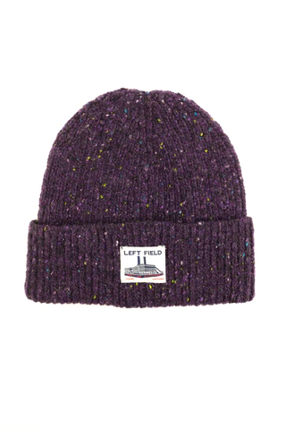 Left Field - Merino Wool Watch Cap - Purple