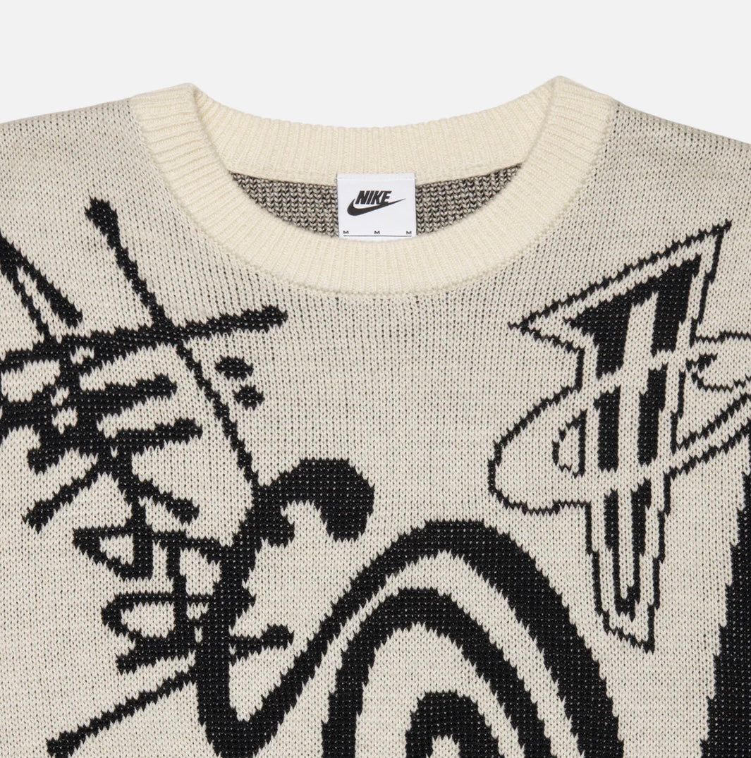 Stüssy x Nike Icons Knit Sweater Natural (SS23) – privateandco