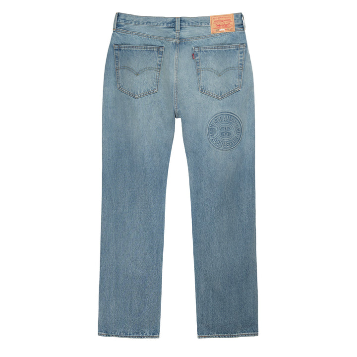 Stüssy x Levi's Embossed 501 Jeans Rugged Blue