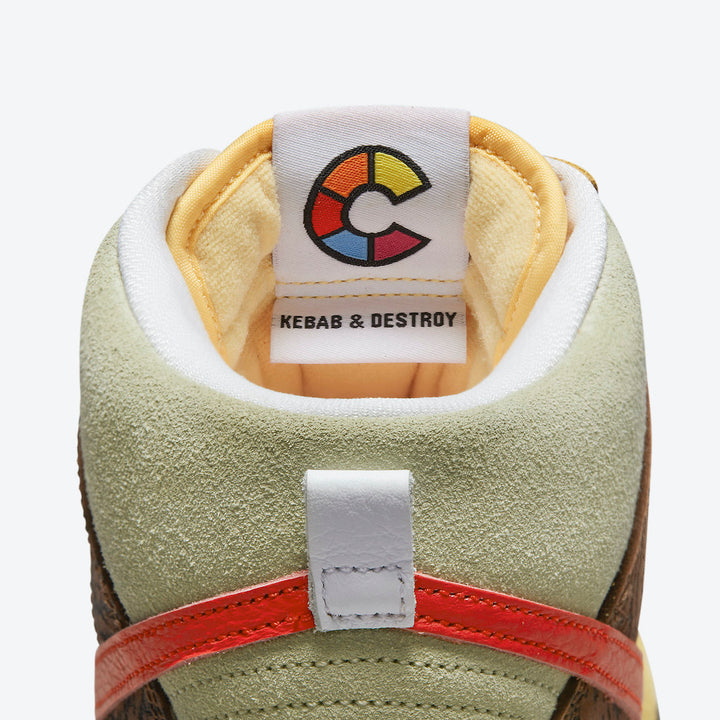 Nike SB Dunk High Pro ISO Orange Label: Kebab & Destroy - CZ2205 700