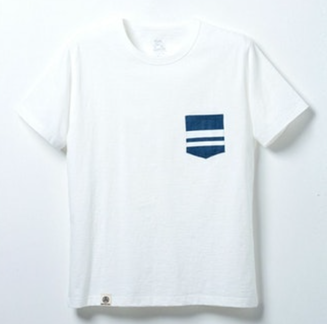 Momotaro - Denim Pocket T-shirts - White - 07-035
