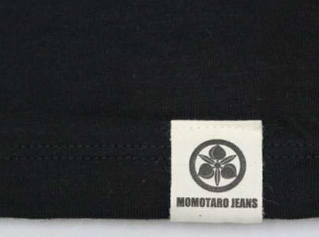 Momotaro - Denim Pocket T-shirts - Black - 07-035
