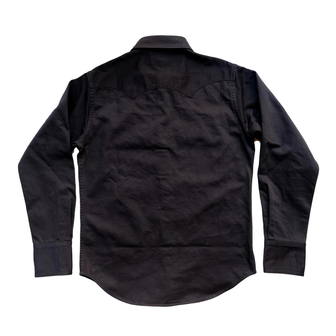 Studio D'Artisan Western Twill Shirt - Black