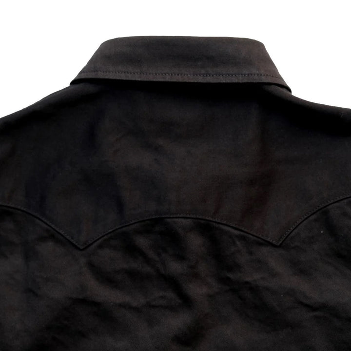 Studio D'Artisan Western Twill Shirt - Black