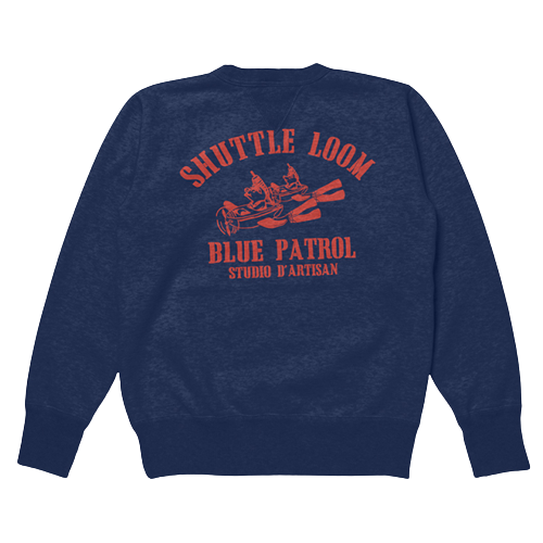 Studio D'Artisan - Blue Patrol Sweatshirt - Navy