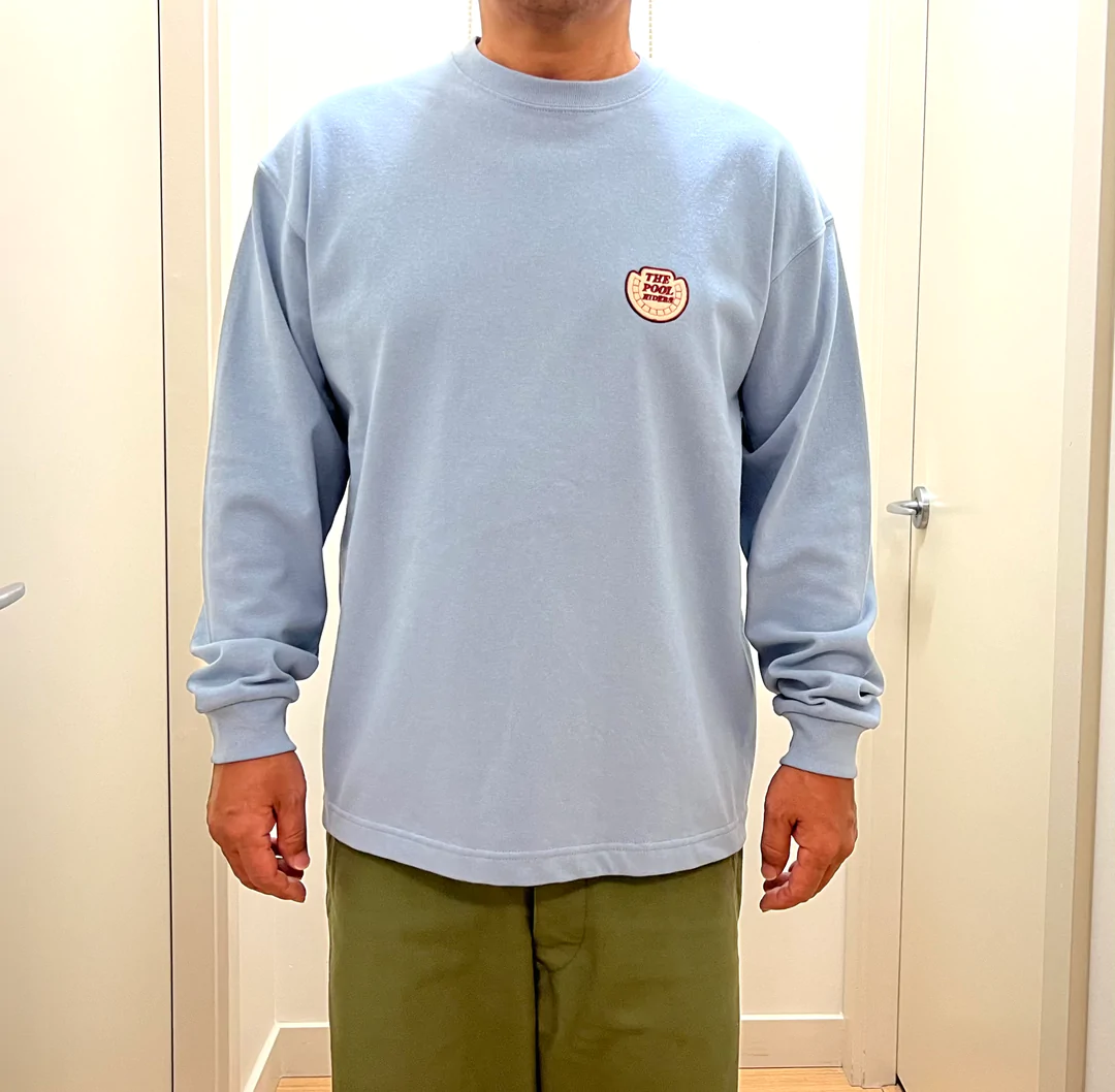 The Pool Riders - Loose Fitting Long Tee - Blue