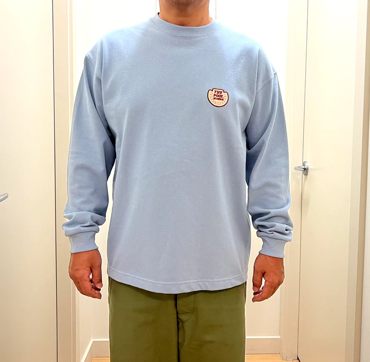 The Pool Riders - Loose Fitting Long Tee - Blue