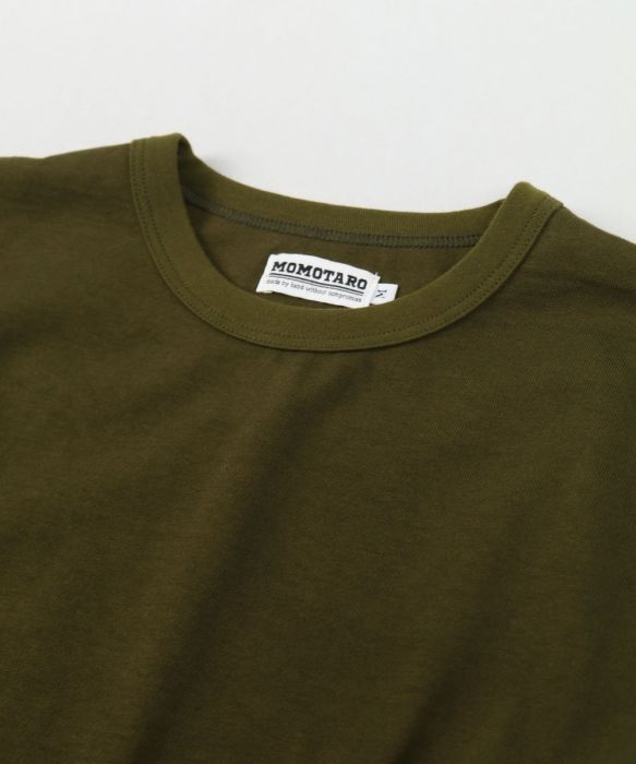 Momotaro - Olive Cotton T-Shirt - MT002